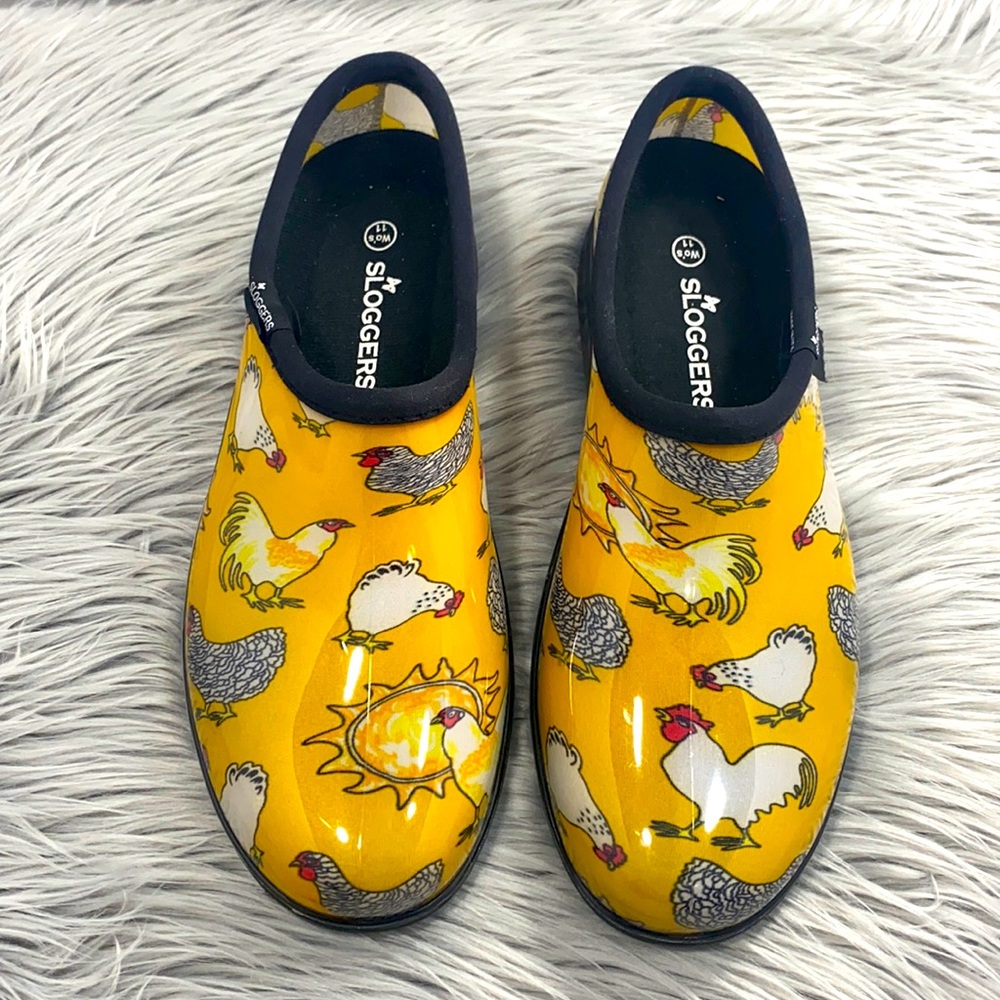 Sloggers chicken print shoes size 11